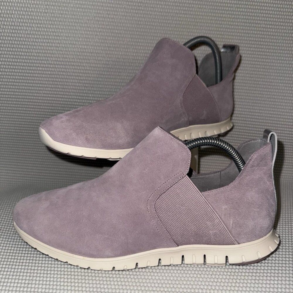 Cole Haan Zerogrand Slip-On Boot Twilight Mauve Pink Suede Sneakers Women’s 10.5